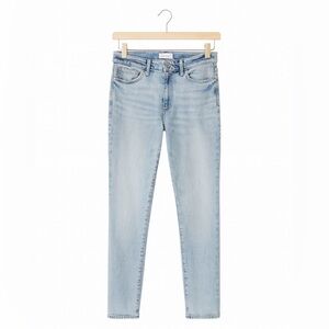 PacSun men’s 32” by 32” blue stacked skinny men’s jeans.